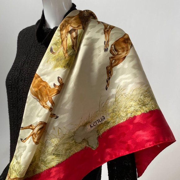 Hermès Kenya Scarf on Silk Jacquard - Picture 8 of 16